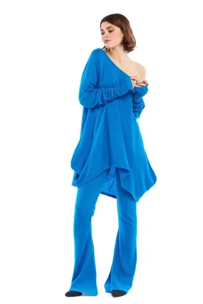 100% CASHMERE SOUL YOGA PANTS SKY BLUE