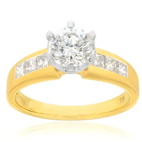 18ct Yellow Gold Ring With 1.50 Carats Of Diamonds