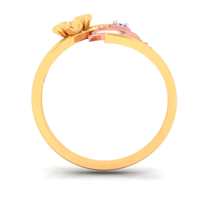 22k Beautiful Gold Ring With A Yellow Gold Bird From Online Exclusive