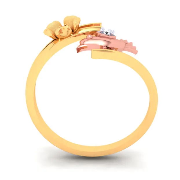 22k Beautiful Gold Ring With A Yellow Gold Bird From Online Exclusive