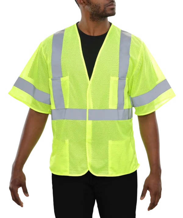 533ETLM Hi-Vis Economy Vest: Reflective