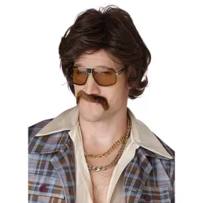 70s Disco Daddy Wig and Moustache