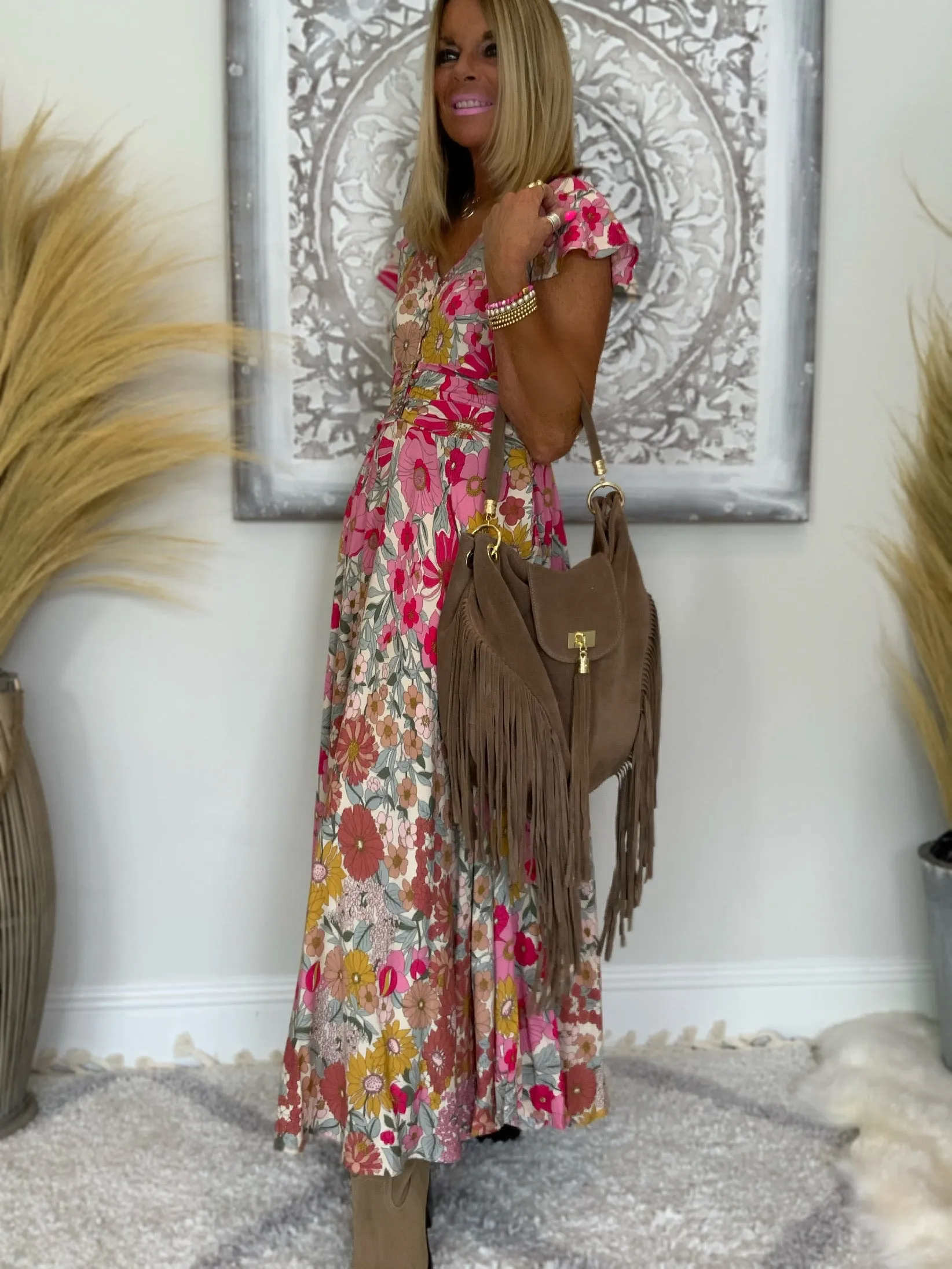 Adilita Floral Maxi Dress