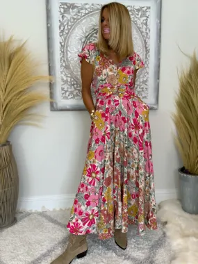 Adilita Floral Maxi Dress