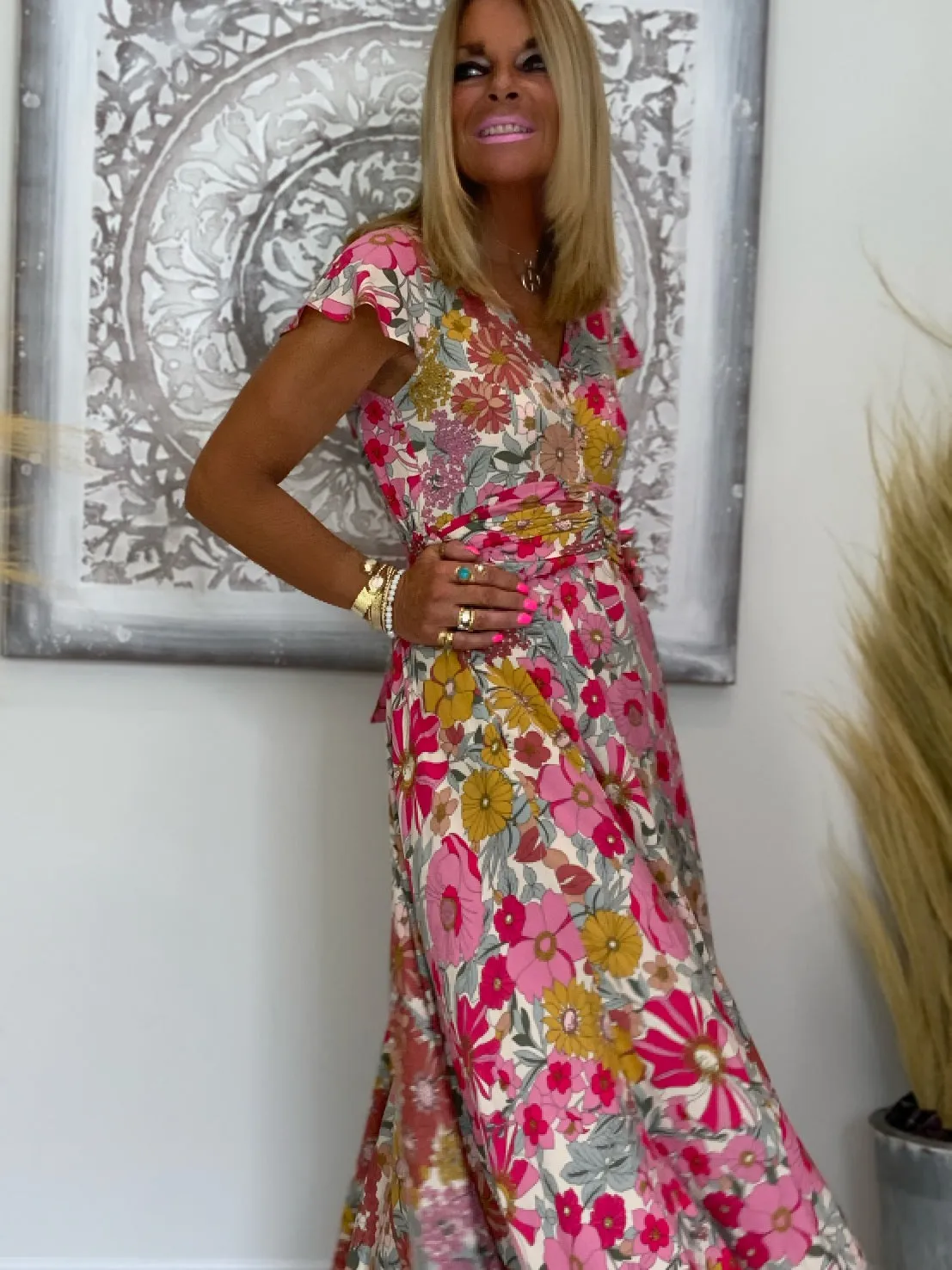 Adilita Floral Maxi Dress