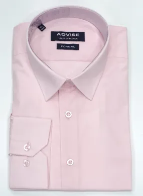 Advise House Of Fashion Long Sleeve Dress Shirt - Pink