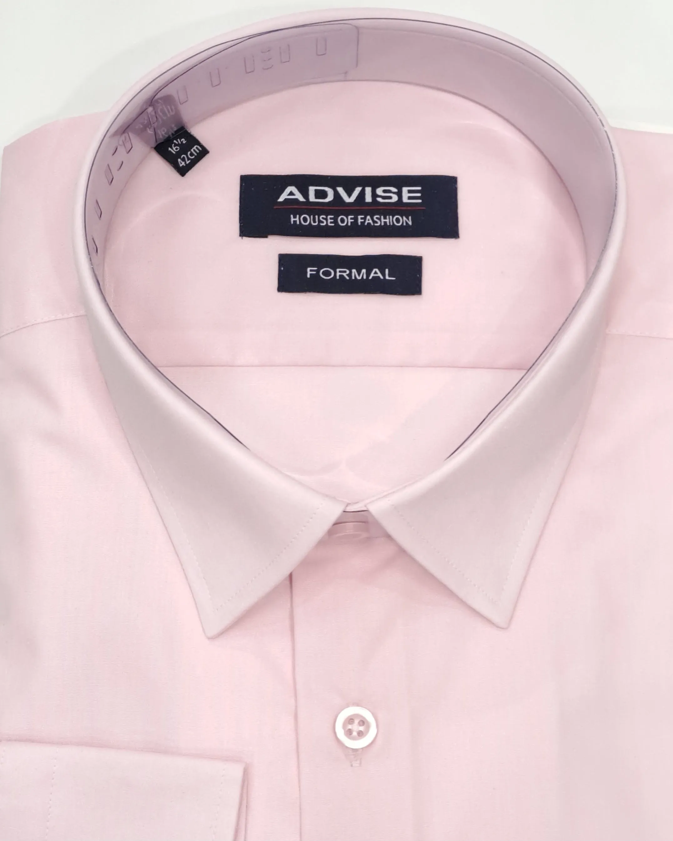 Advise House Of Fashion Long Sleeve Dress Shirt - Pink