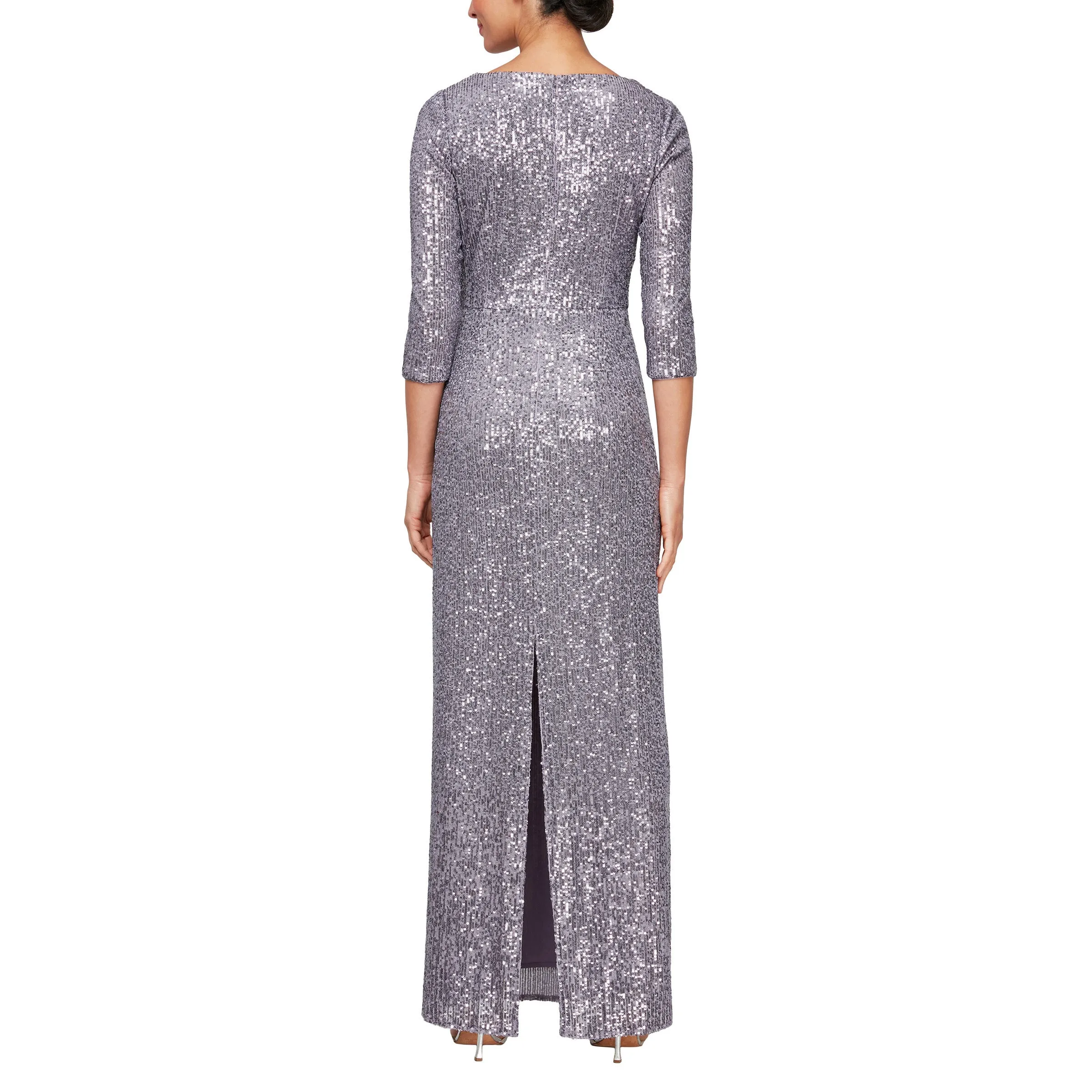 Alex Evenings 8196646 Sequin Long Formal Dress