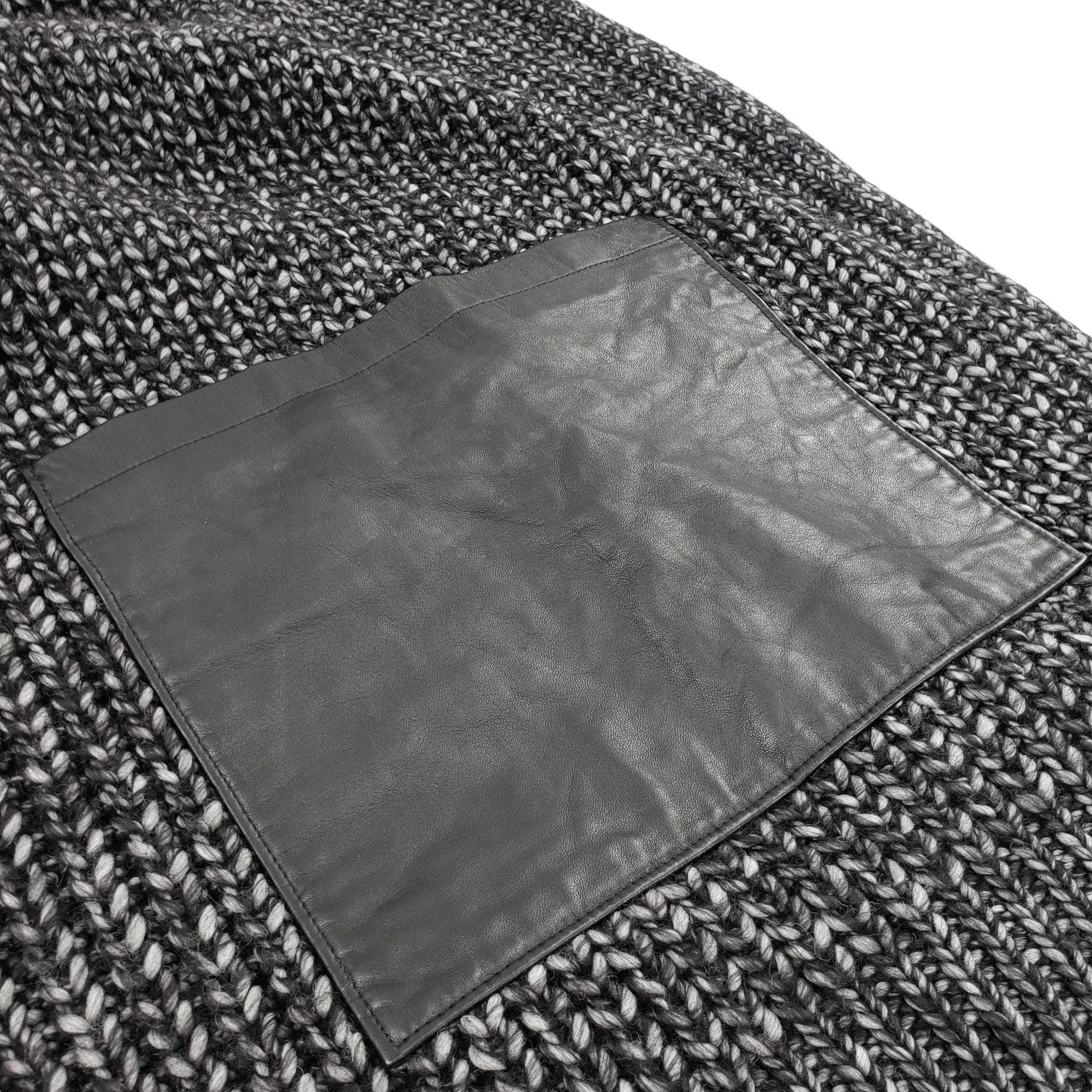 Alexander Wang Knit & Leather Scarf