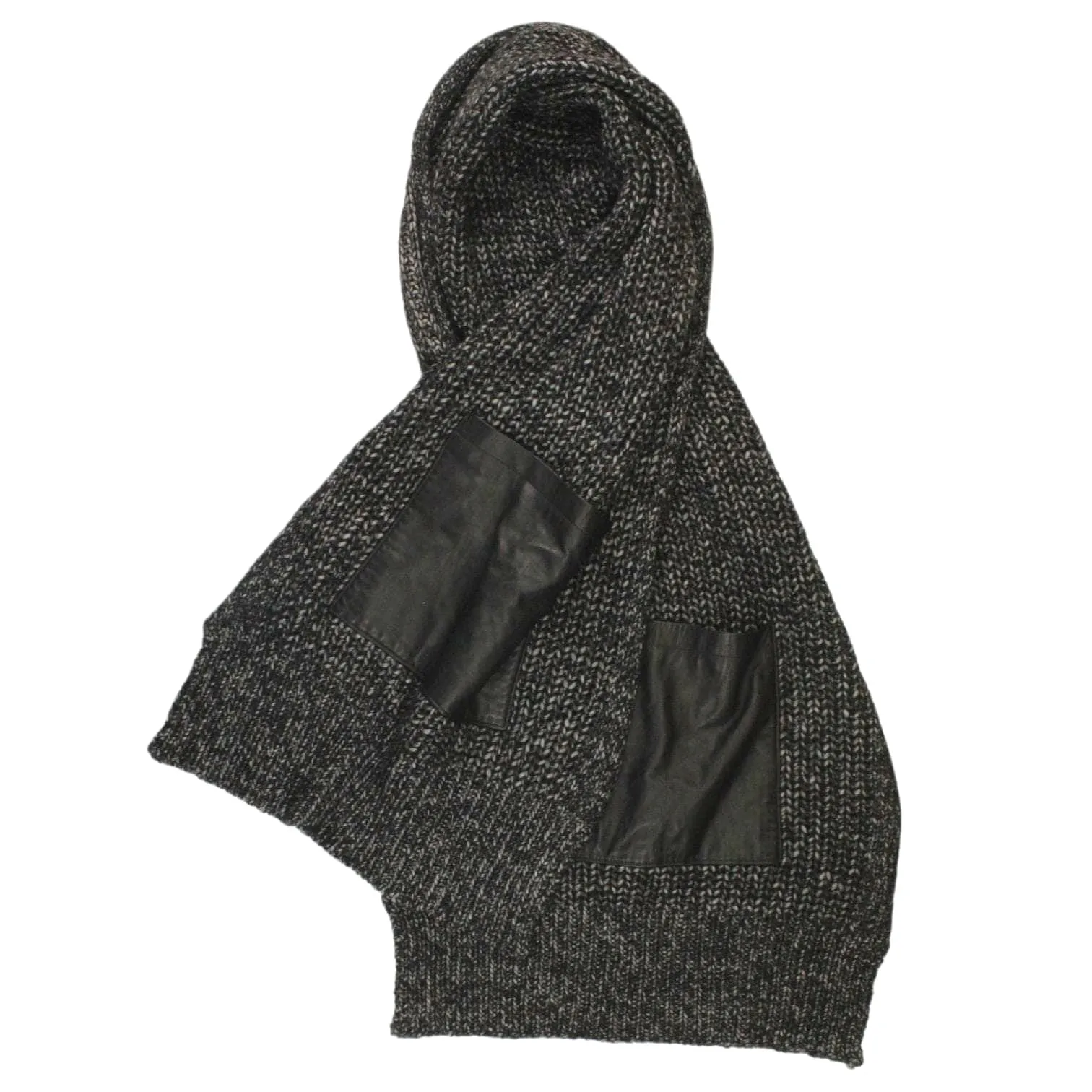 Alexander Wang Knit & Leather Scarf