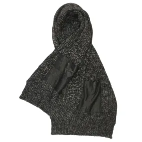 Alexander Wang Knit & Leather Scarf
