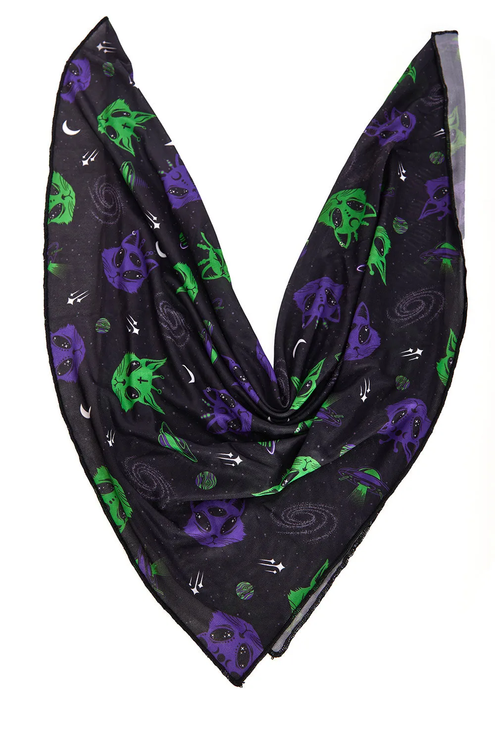 Alien Occult Cat Hair Scarf