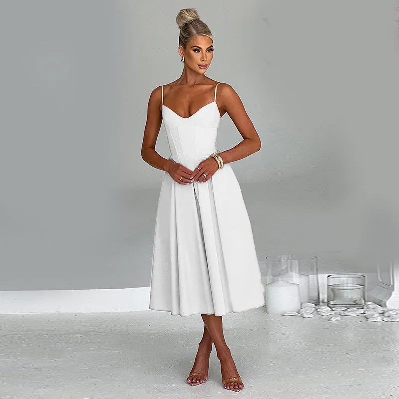Alison Backless Loose Sexy Midi Dress