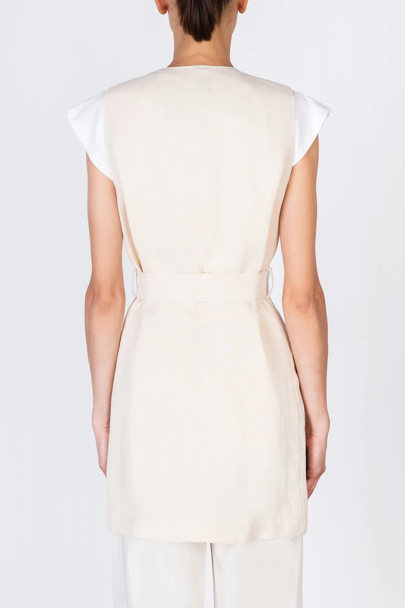 Alysi Gilet Linone Delave'Lungo