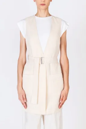 Alysi Gilet Linone Delave'Lungo