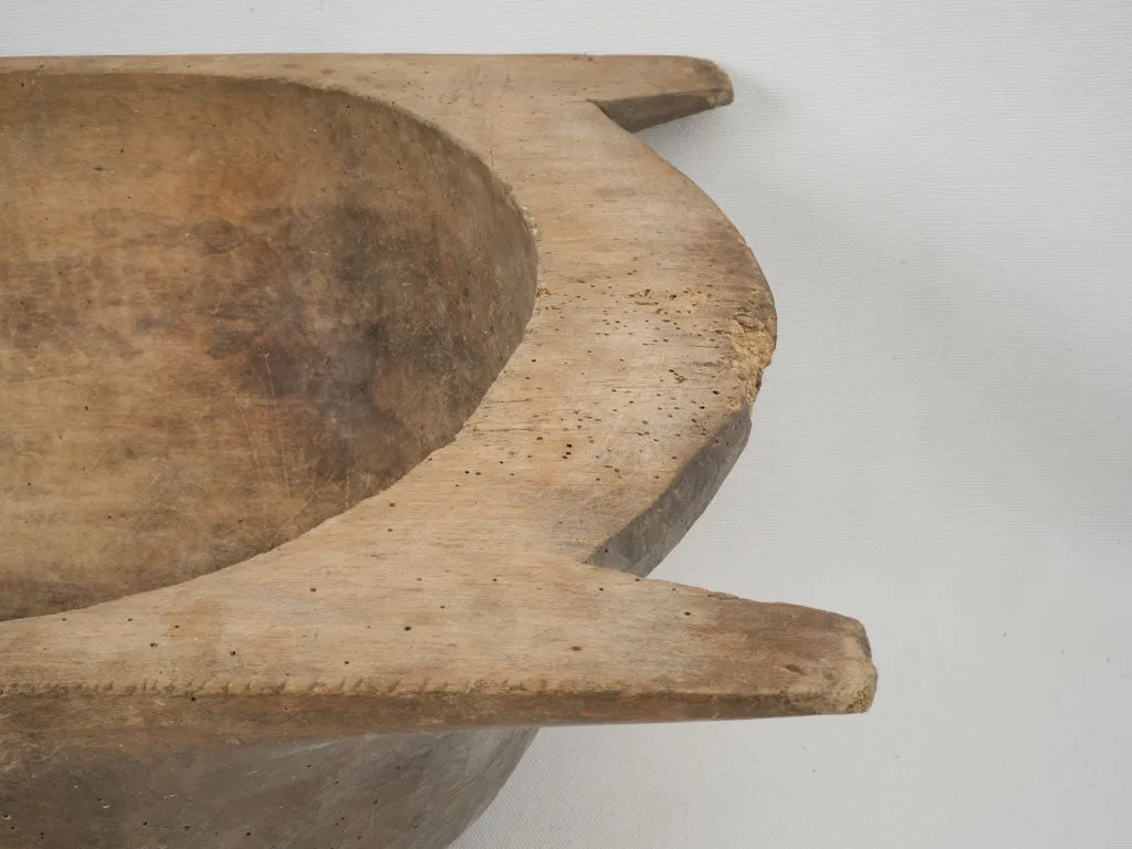 Antique European Wooden Dough Bowl / Trough with Rustic Patina 48½"