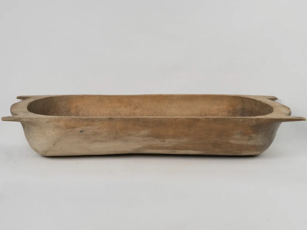Antique European Wooden Dough Bowl / Trough with Rustic Patina 48½"