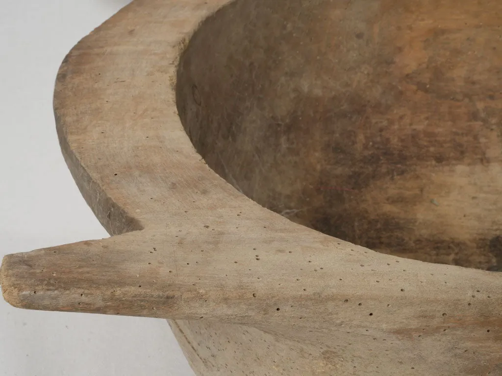Antique European Wooden Dough Bowl / Trough with Rustic Patina 48½"