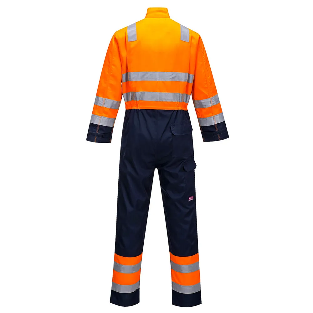 ARC Class 1 Overall Hi-viz Orange & Navy Overall