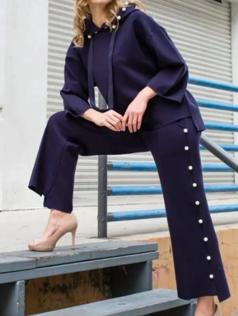 Ashley Pearl Hoodie Set