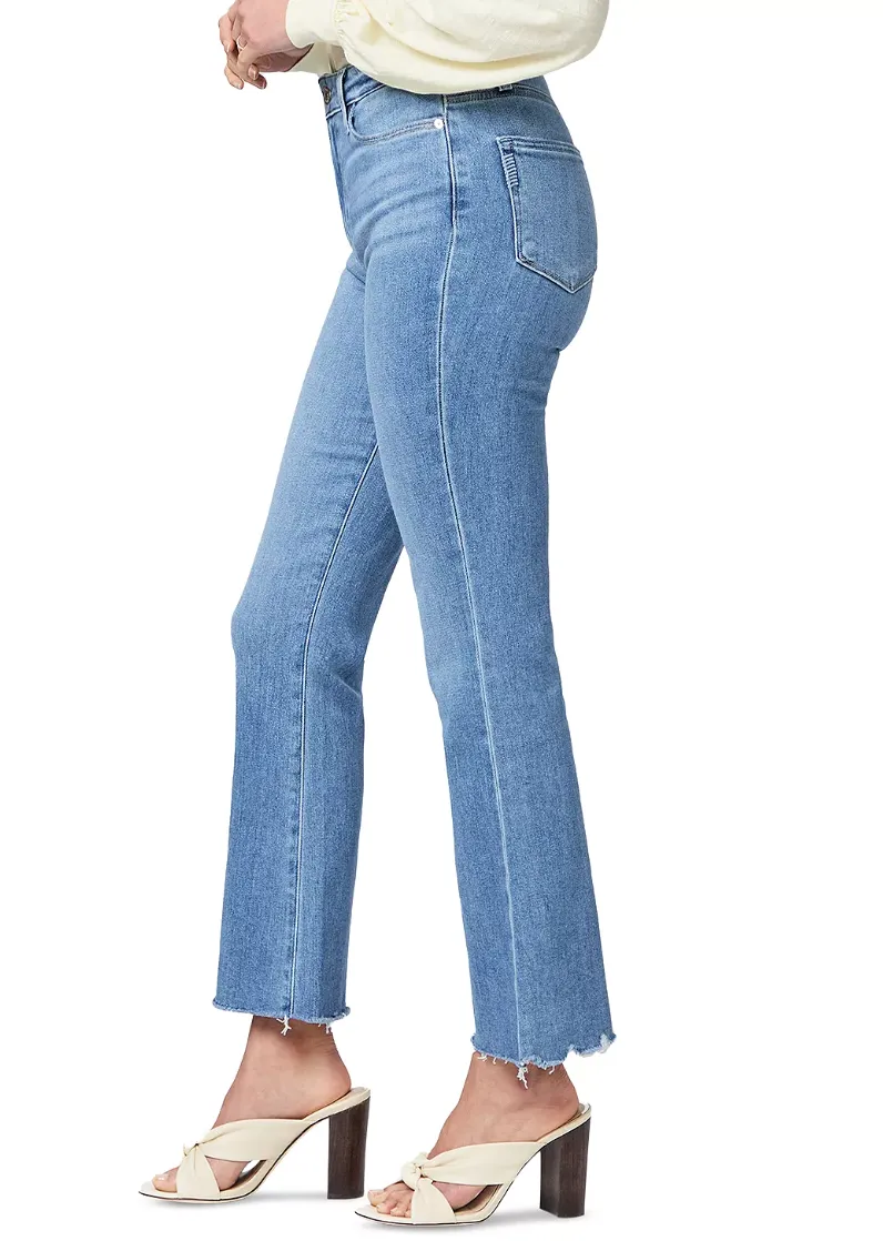 BEST SELLER!! PAIGE "Claudine" High Waist Crop Flare in Darling
