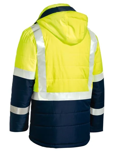 BISLEY Taped Two Tone Hi Vis Puffer Jacket  BJ6929HT