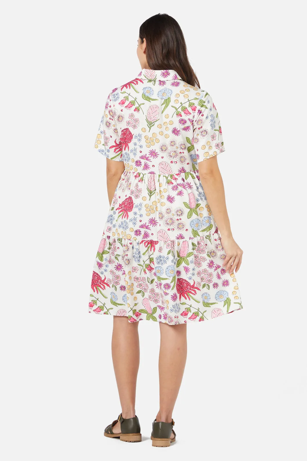 Bouquet Shirt Dress