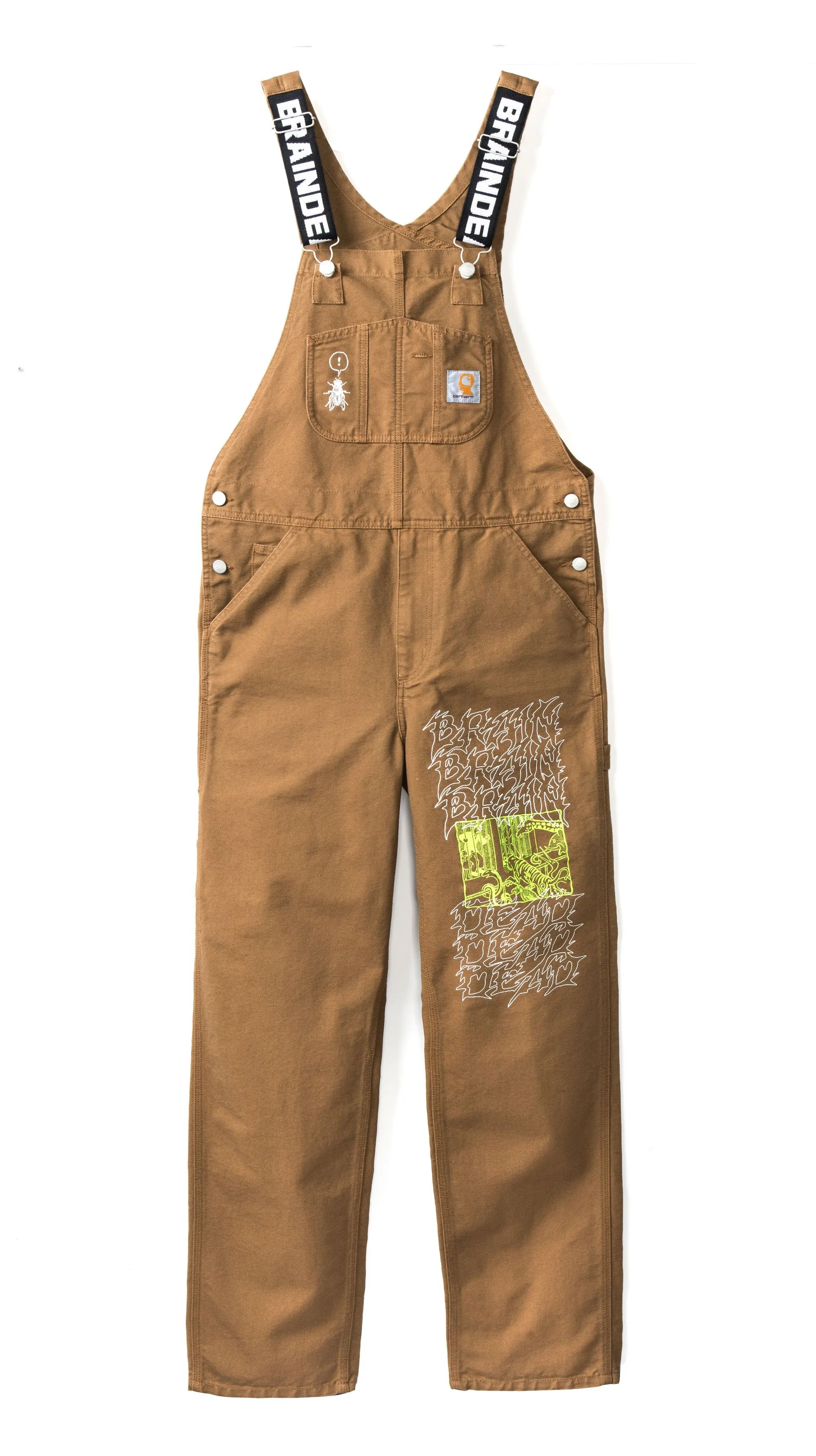 Brain Dead x Carhartt Bib Overall - Brown