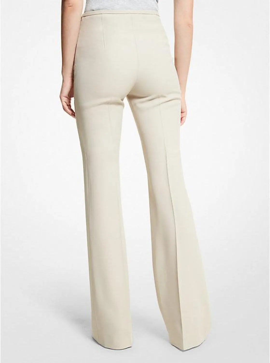 Brooke Double Crepe Sablé Flared Pants