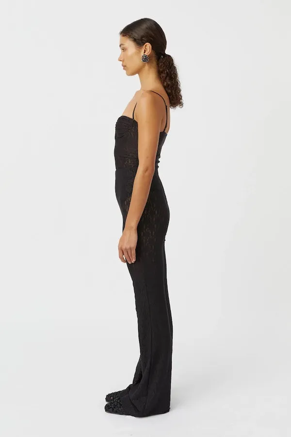 CAMILLE LACE PANTS - BLACK