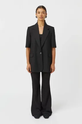 CAMILLE LACE PANTS - BLACK