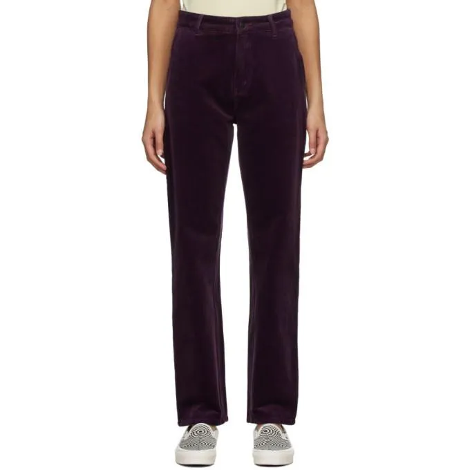 Carhartt Work In Progress Purple Pierce Trousers