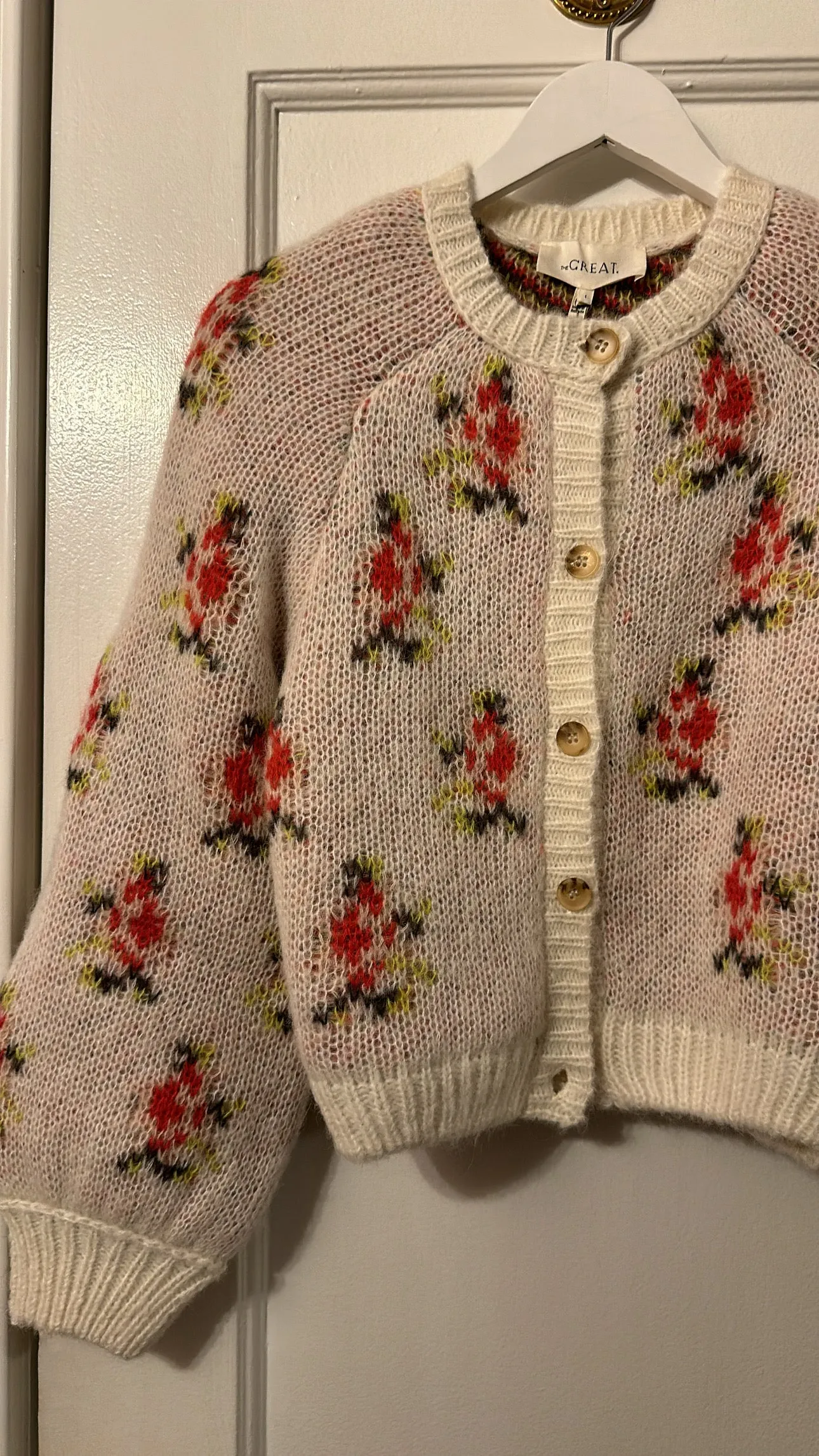 'Carousel' Rose Cardigan