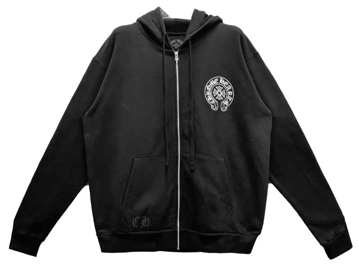 Chrome Hearts "Miami Exclusive" Zip Up Hoodie Black