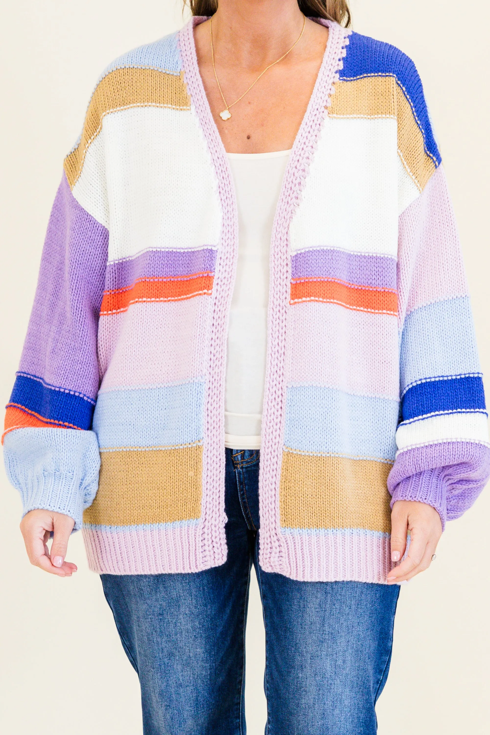 Comfort In The Chaos Life Cardigan, Multi