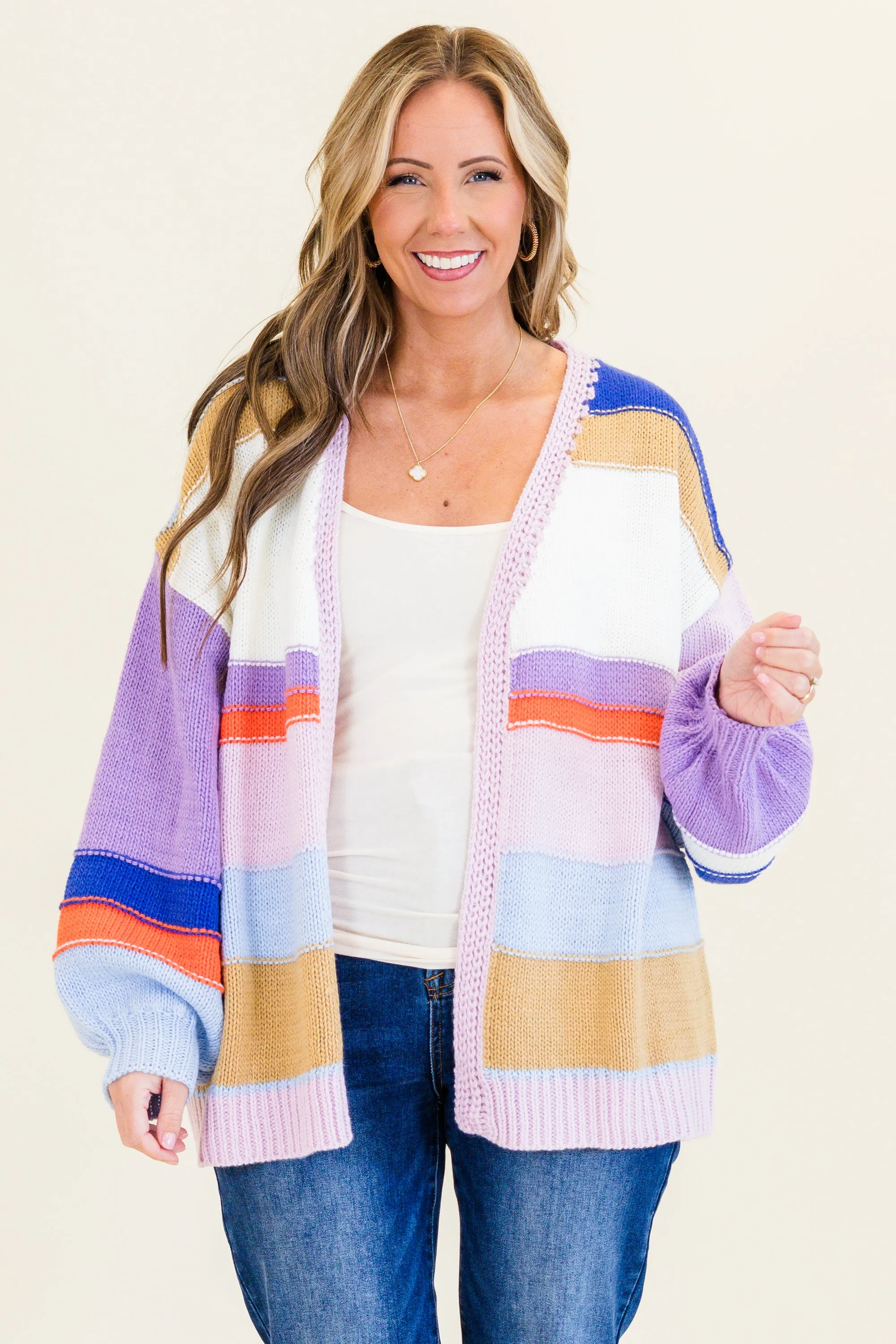 Comfort In The Chaos Life Cardigan, Multi