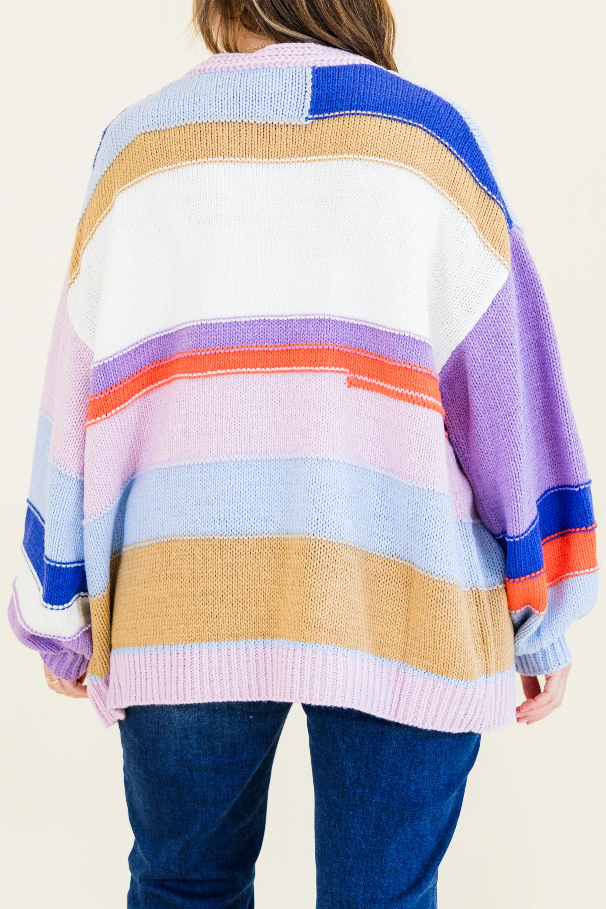 Comfort In The Chaos Life Cardigan, Multi