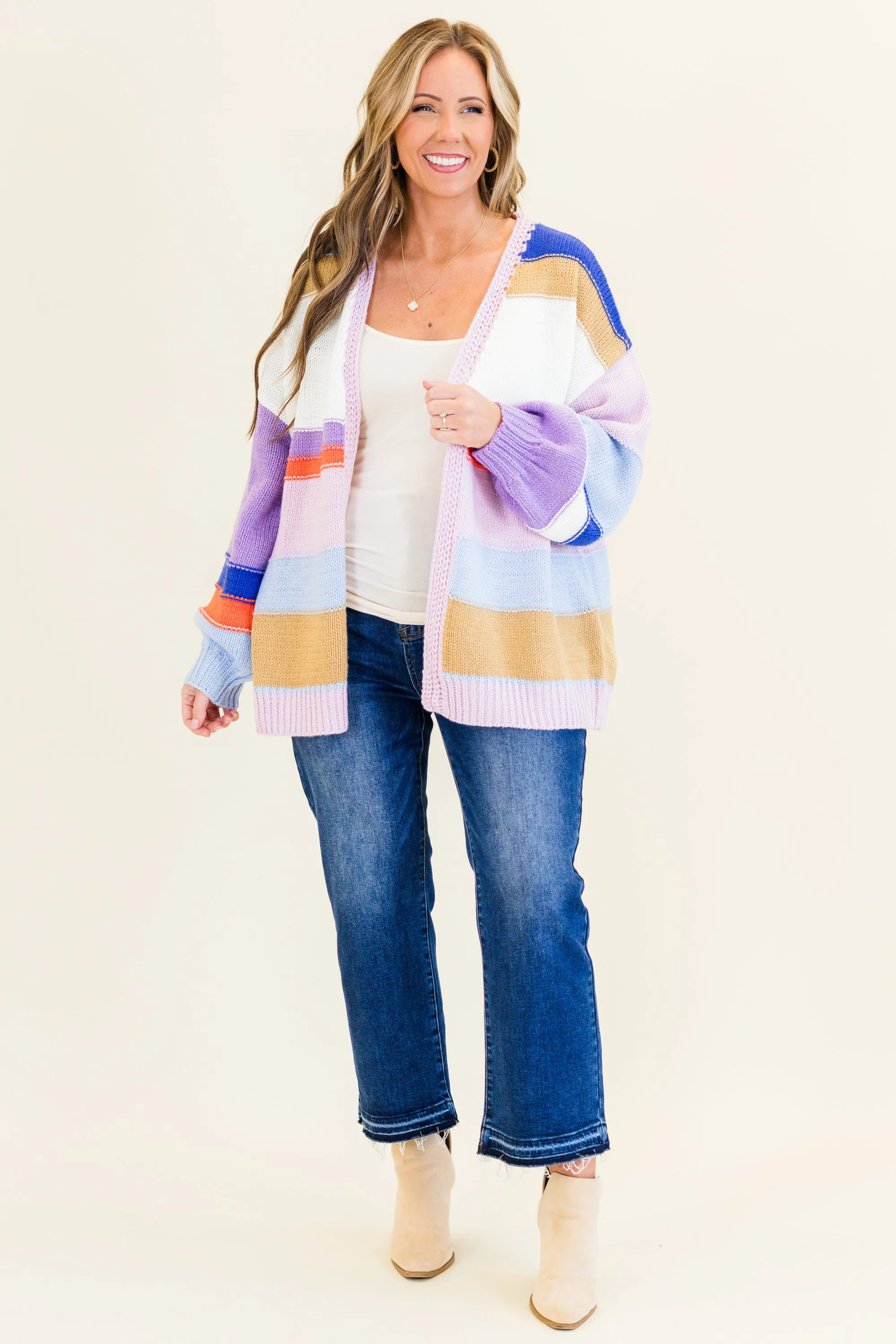 Comfort In The Chaos Life Cardigan, Multi