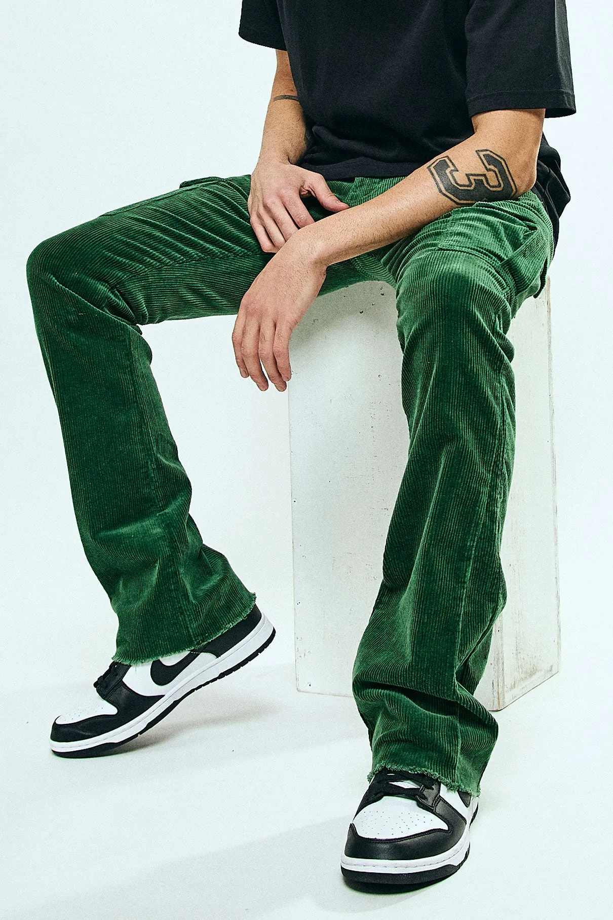 CORDUROY FLARE PANTS