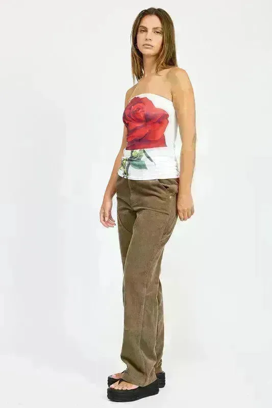 Corduroy Pants with Pockets