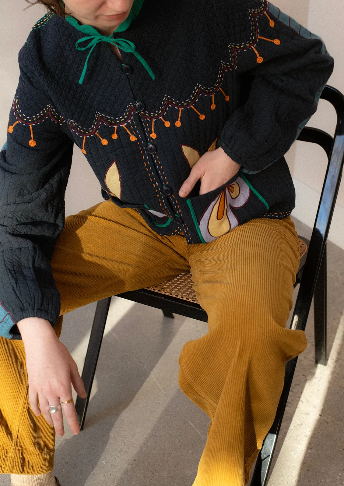 Corduroy Wide Leg Pant