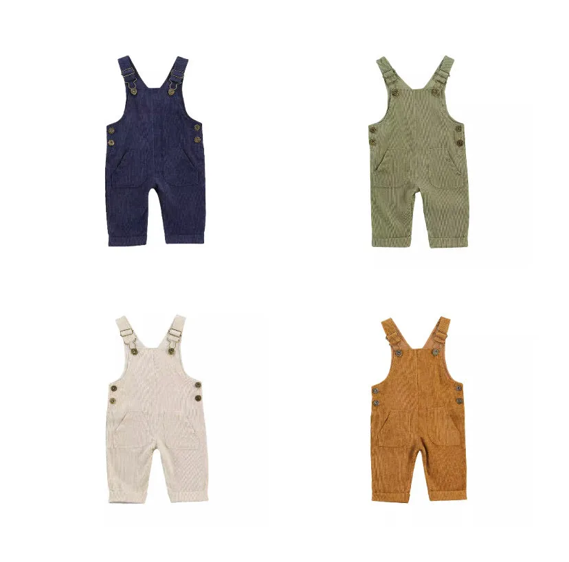 Corie corduroy overalls