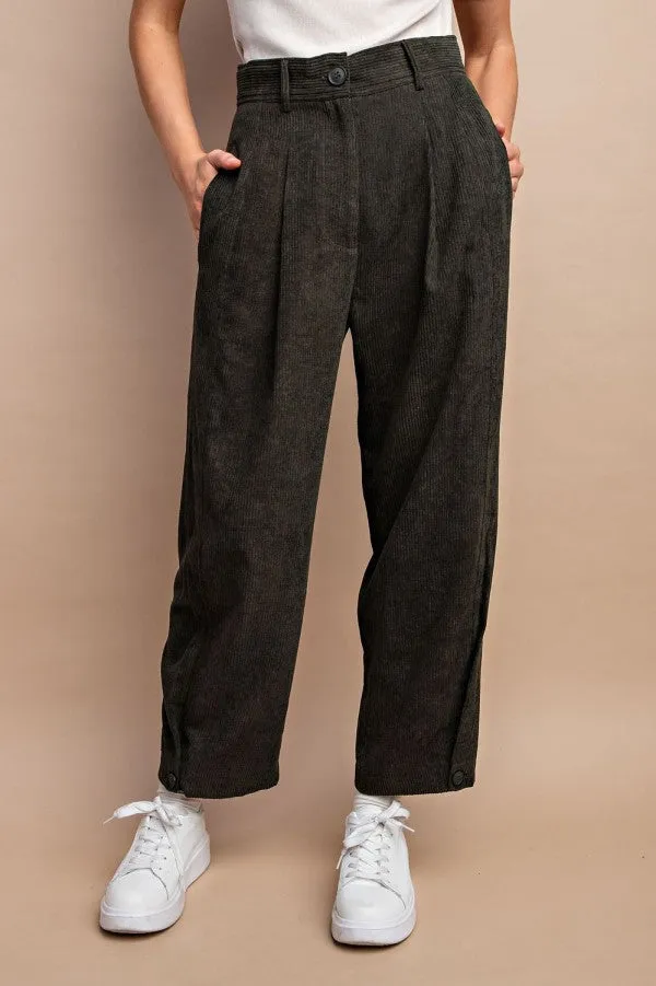 Cropped Cord Pant