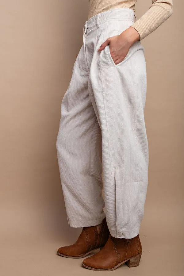 Cropped Cord Pant