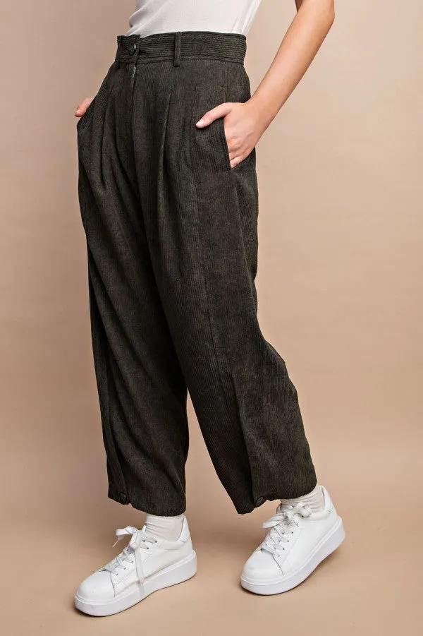 Cropped Cord Pant