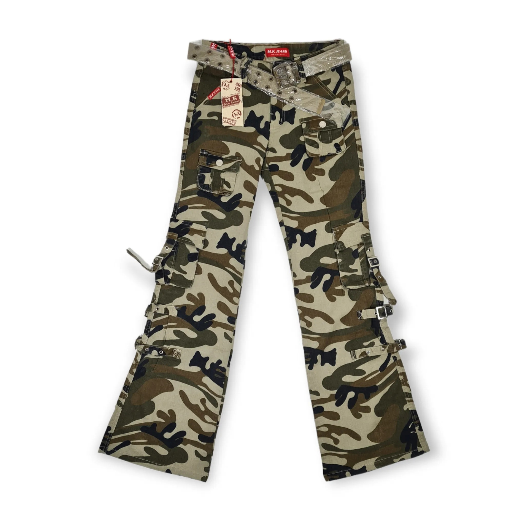 DEADSTOCK CAMOUFLAGE PANTS : SIZE 28