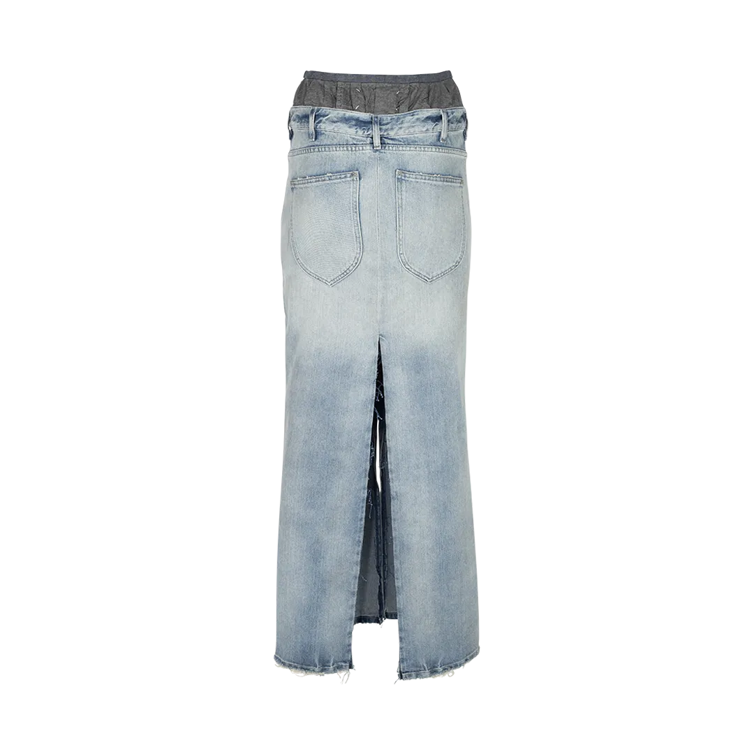 Denim Maxi Skirt