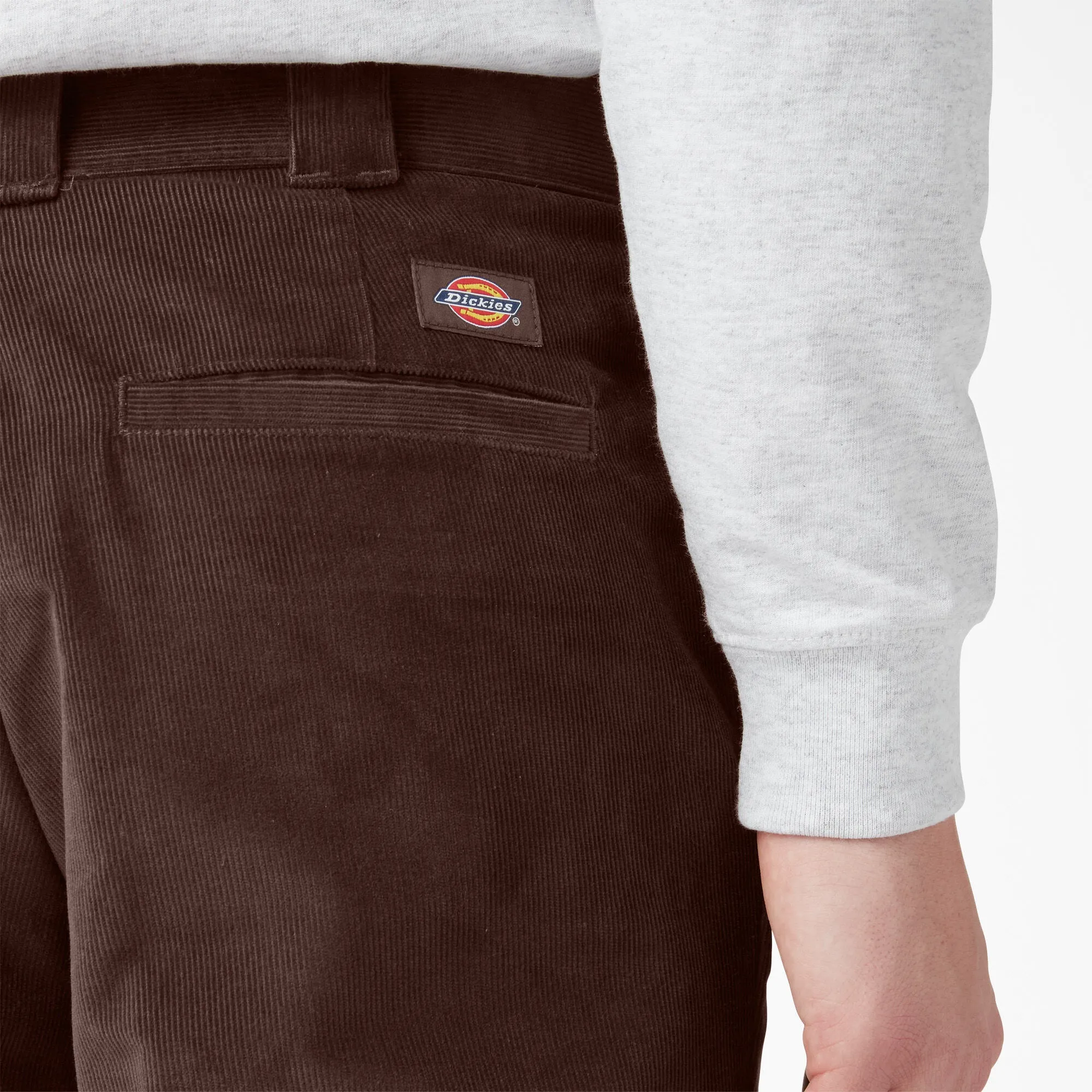 DICKIES REGULAR FIT CORDUROY PANT CHOCOLATE BROWN