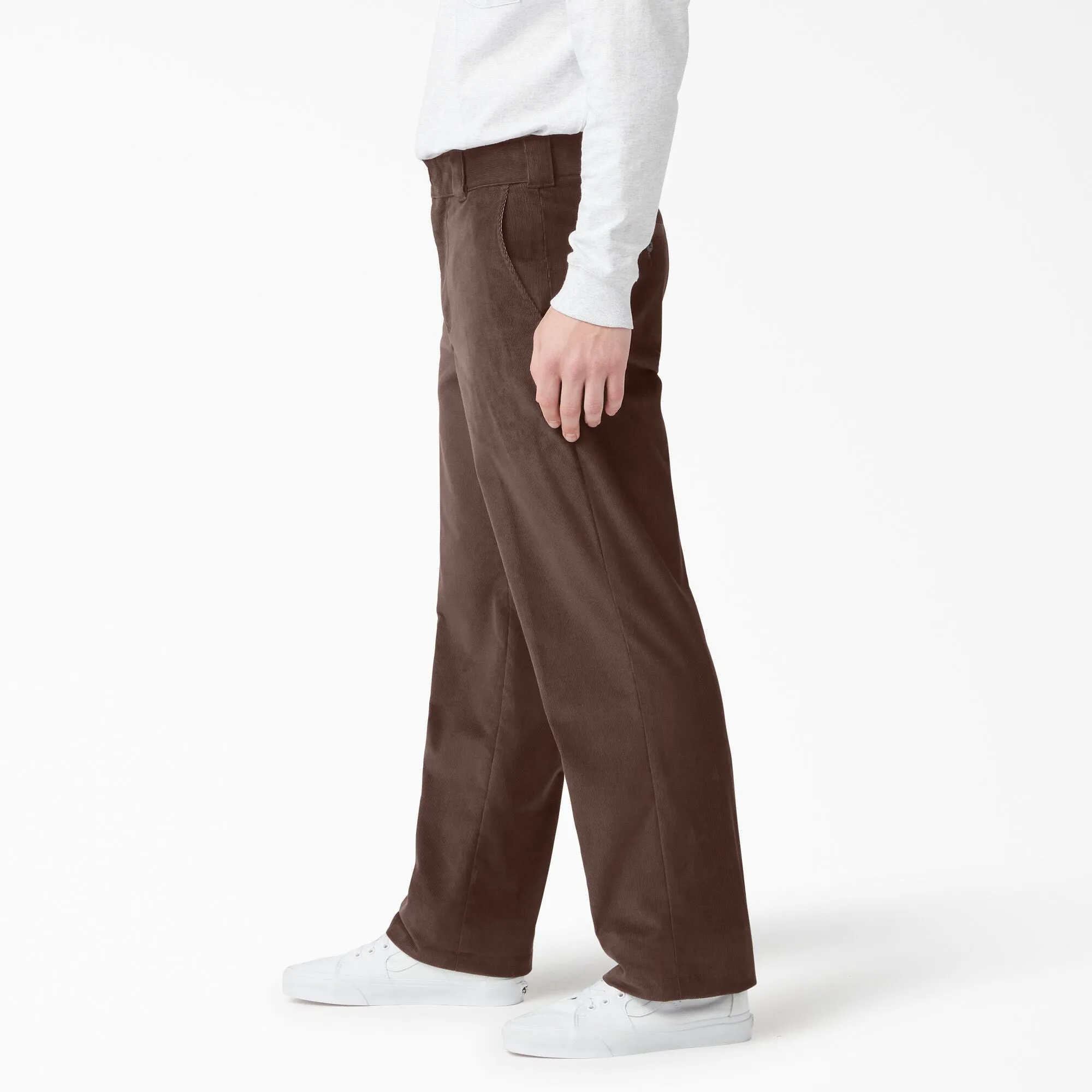 DICKIES REGULAR FIT CORDUROY PANT CHOCOLATE BROWN