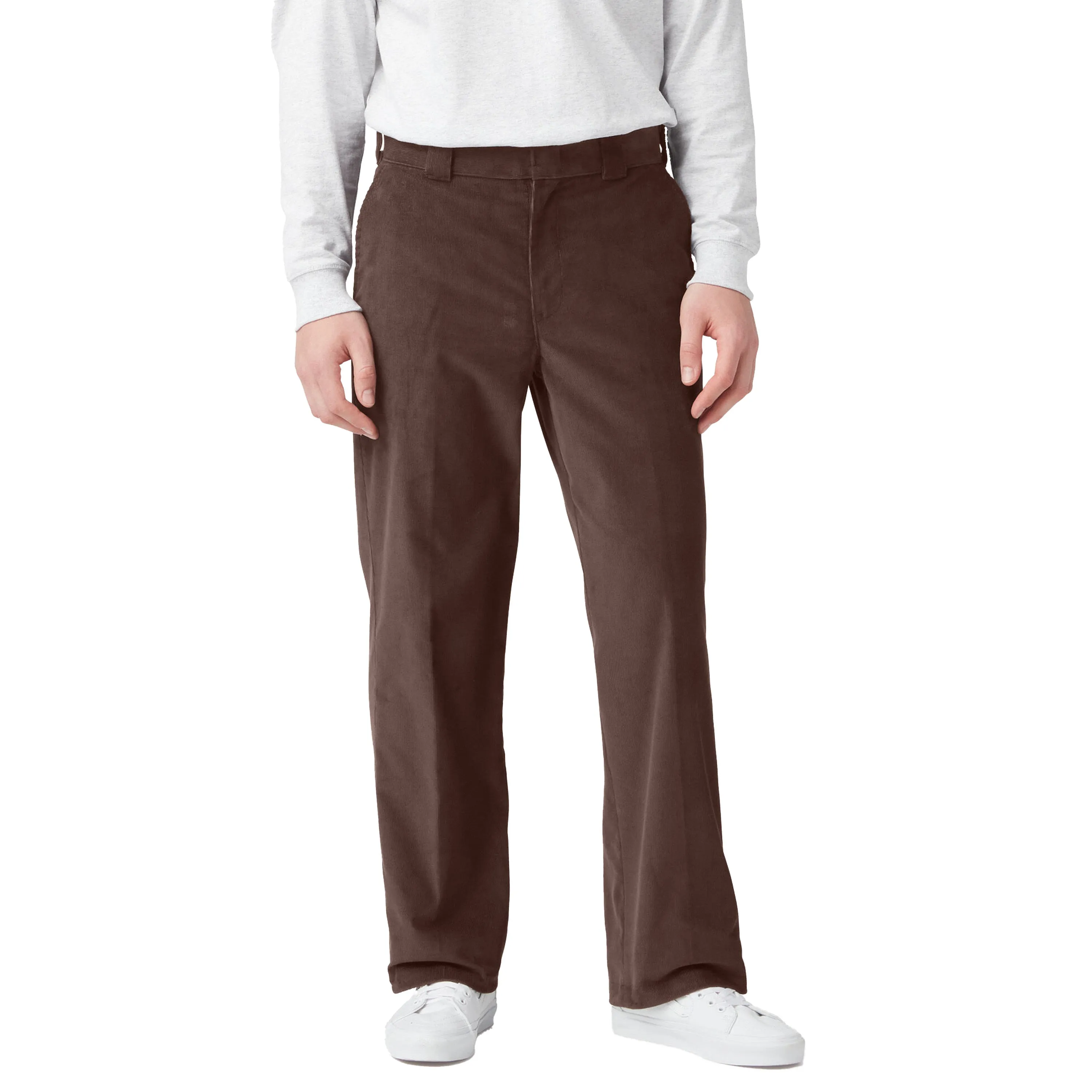 DICKIES REGULAR FIT CORDUROY PANT CHOCOLATE BROWN